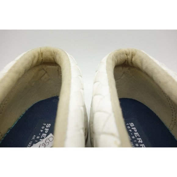 Sperry Top Sider White Woven Casual Slip on Loafers Shoes Men\'s 11.5 M main image 8